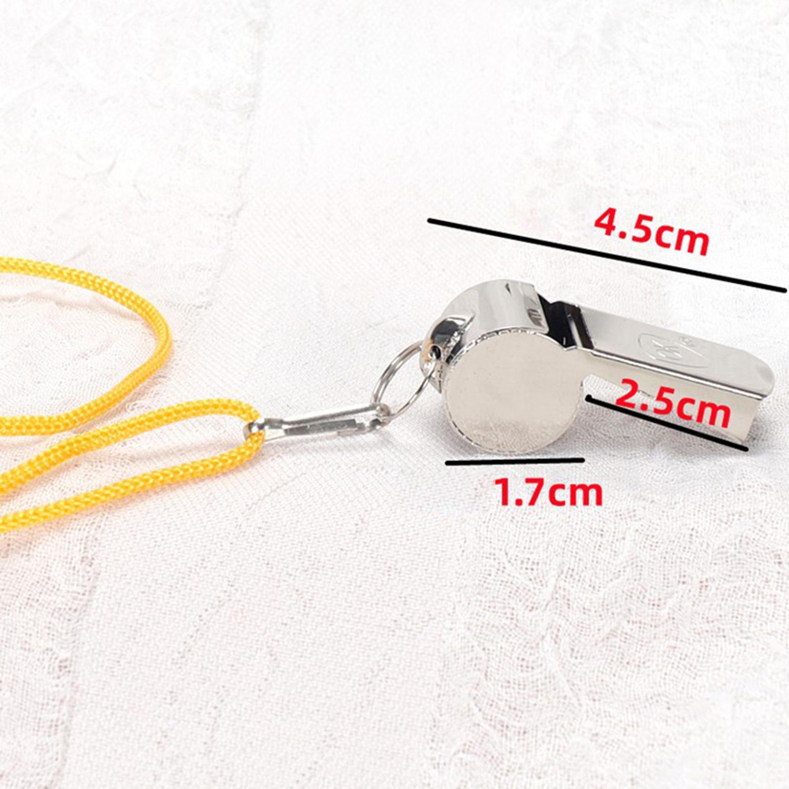 Sportpfeifen, super laute Metallpfeife für Fußball, Basketball, Notfall