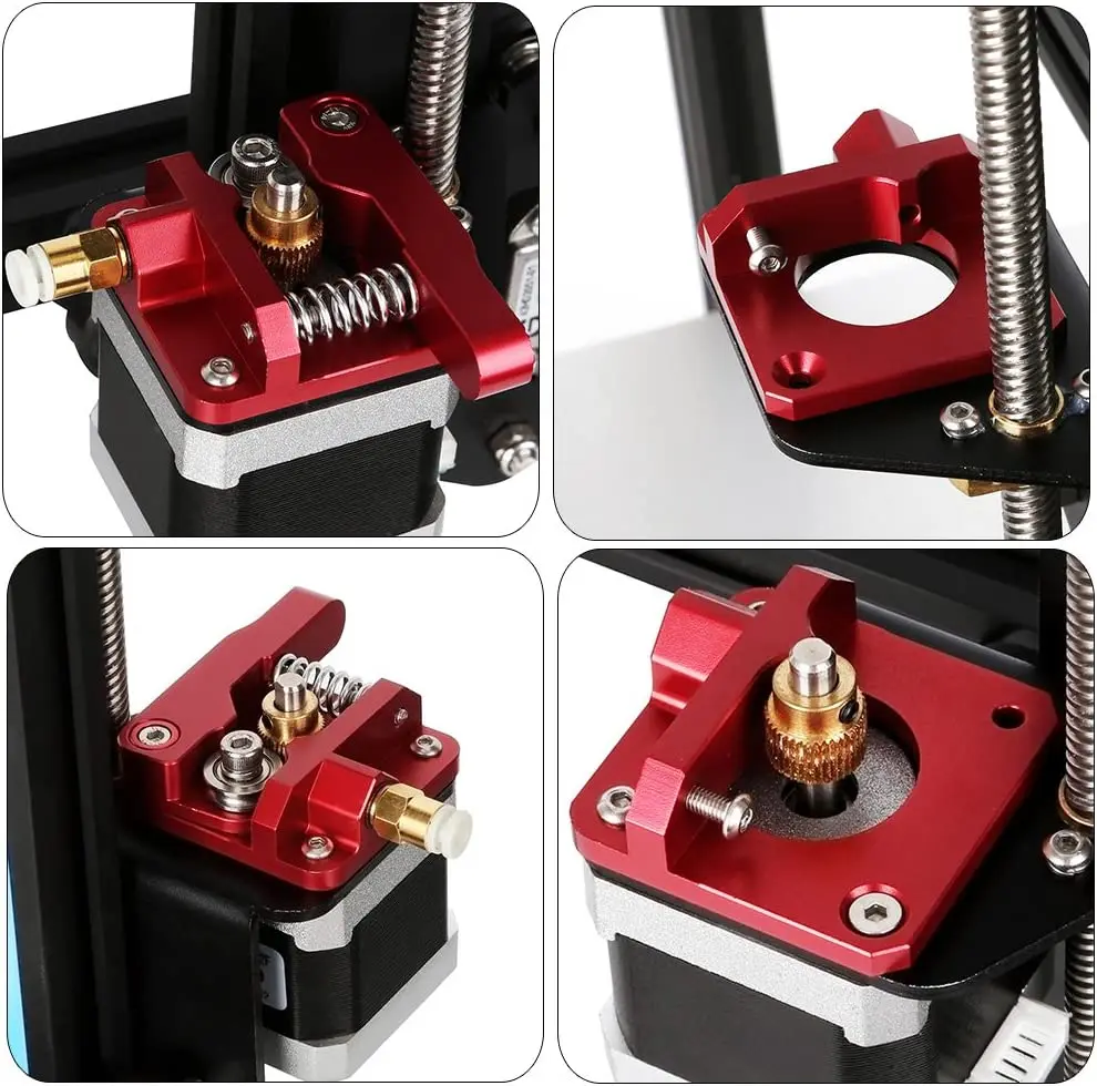 โลหะทั้งหมดอลูมิเนียมไดรฟ์ Feeder Bowden Extruders อัพเกรดชุดอุปกรณ์เสริมสําหรับ Ender 3/Max/Pro/V2 Ender-5 CR-10 Series 3D เครื่องพิมพ์
