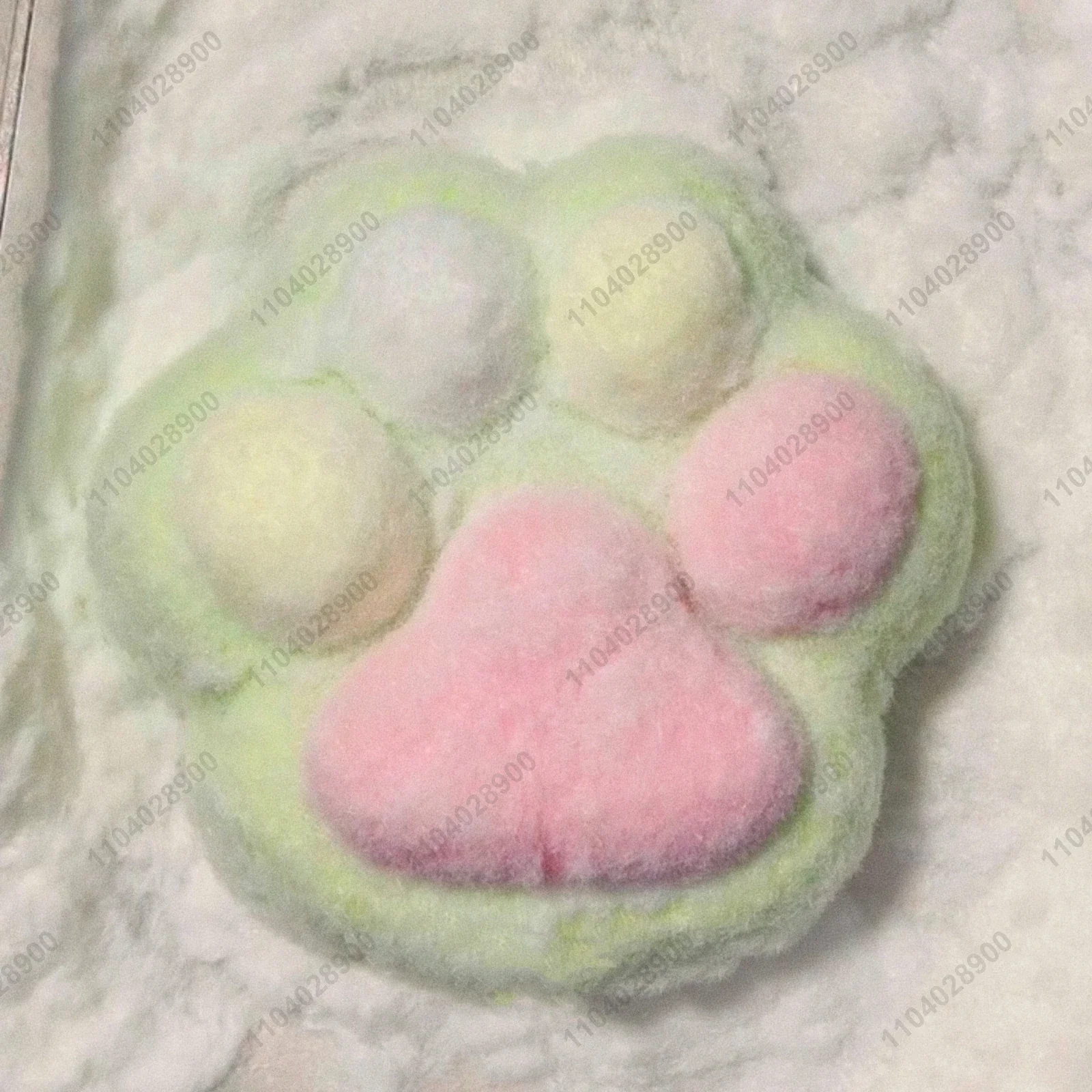 Big Cat Paw Taba Squishy Silicone Fuzzy 0.8kg Cat Foot Squishy Marshmallow Cat Paw Squeeze Toy Anti Stress Release Hand Relax