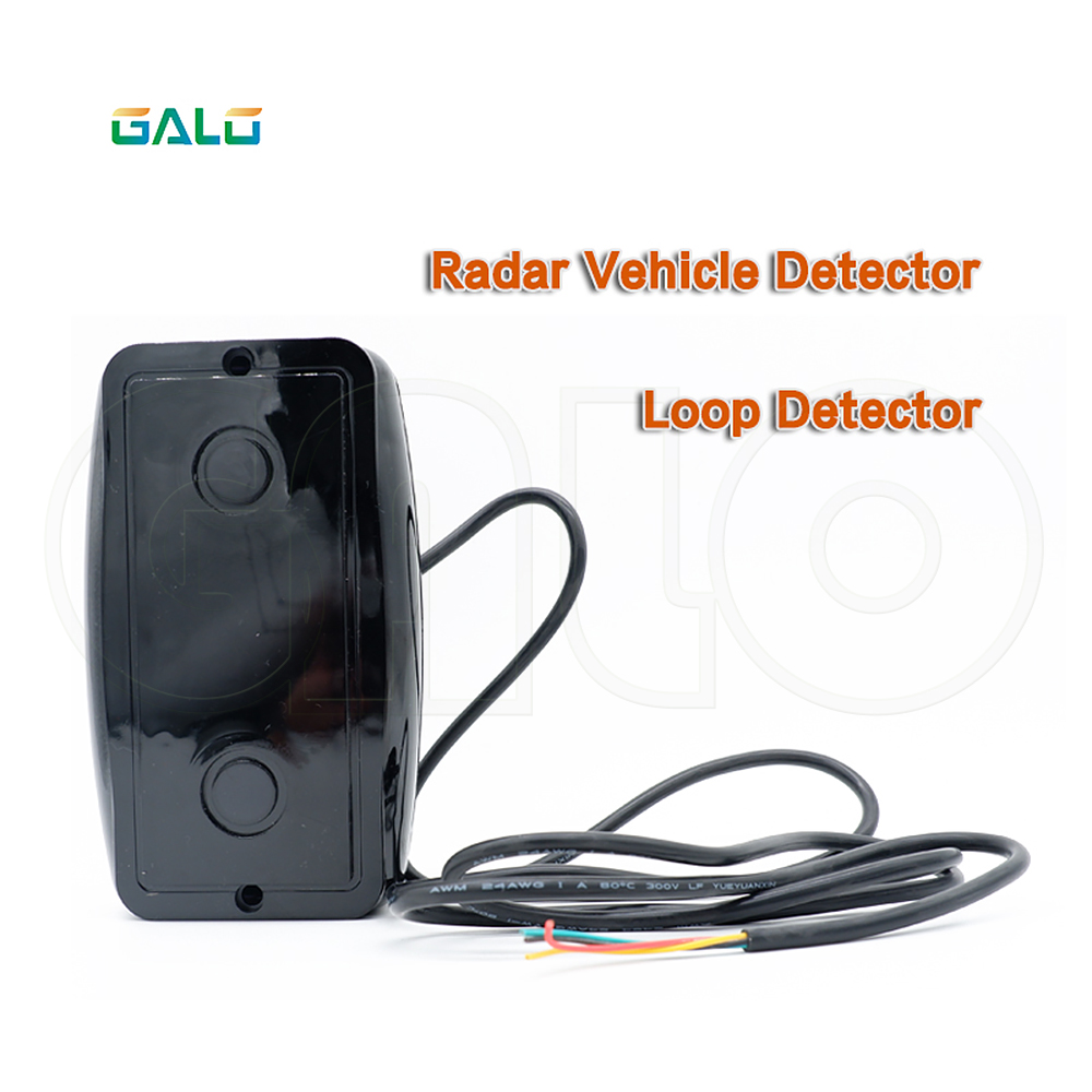 Radar de Control de acceso para coche, Detector de vehículo de 12V a 24V, Sensor de seguridad IR para abridor de barrera de puerta, Motor