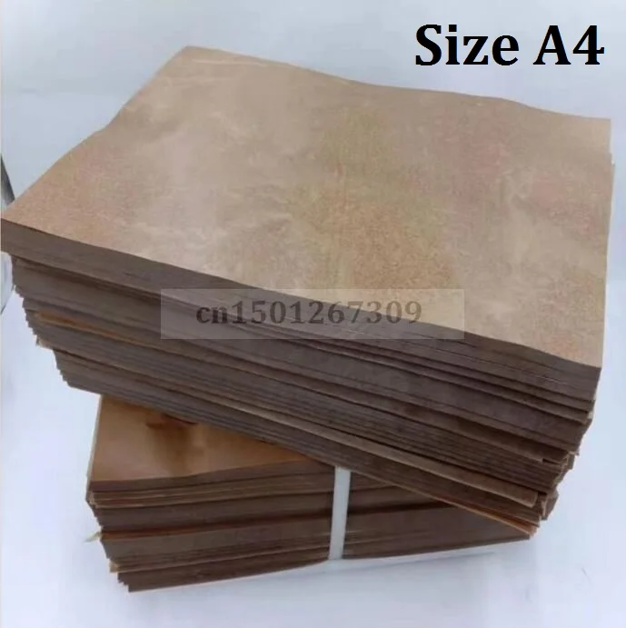 Kích Thước A4 Sáp VCI Giấy Chống Ăn Mòn Công Nghiệp Chống Ẩm Cho Đóng Gói Nhỏ Các Bộ Phận Kim Loại-Bạn Chọn Số Lượng