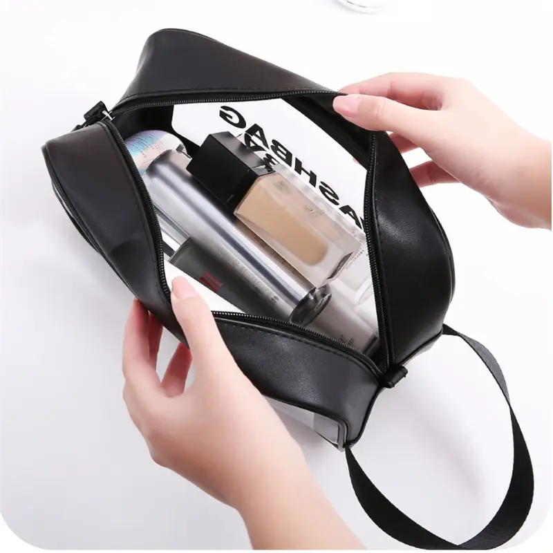 Tragbarer Reise wasch beutel für Damen, transparent, wasserdicht, Aufbewahrung beutel für kosmetische Organizer, Frauen
