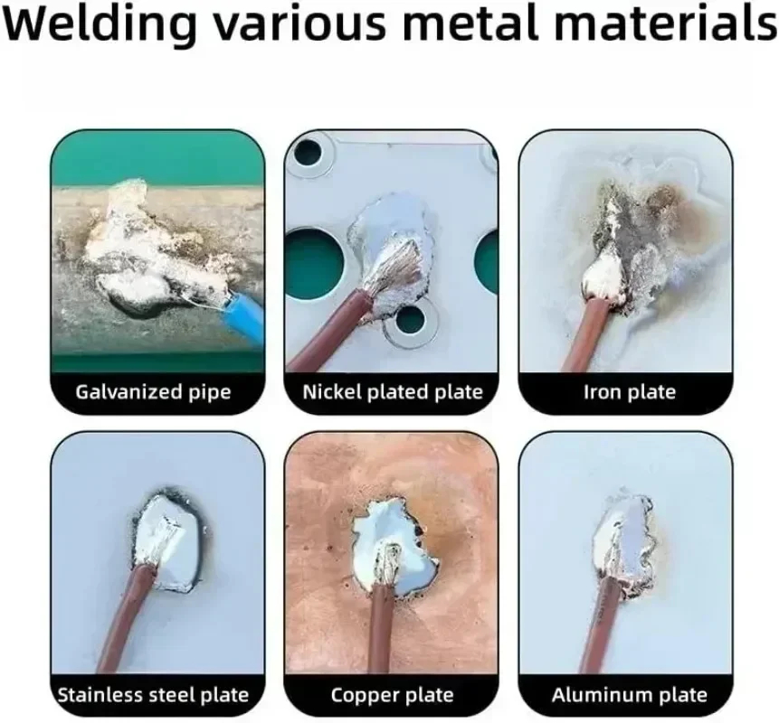 100/50 ต่ําอุณหภูมิ Easy Melt SOLDER Wire Silver Universal เชื่อม Cored ลวดเชื่อมไม่จําเป็นต้องบัดกรีผงบัดกรีแท่ง