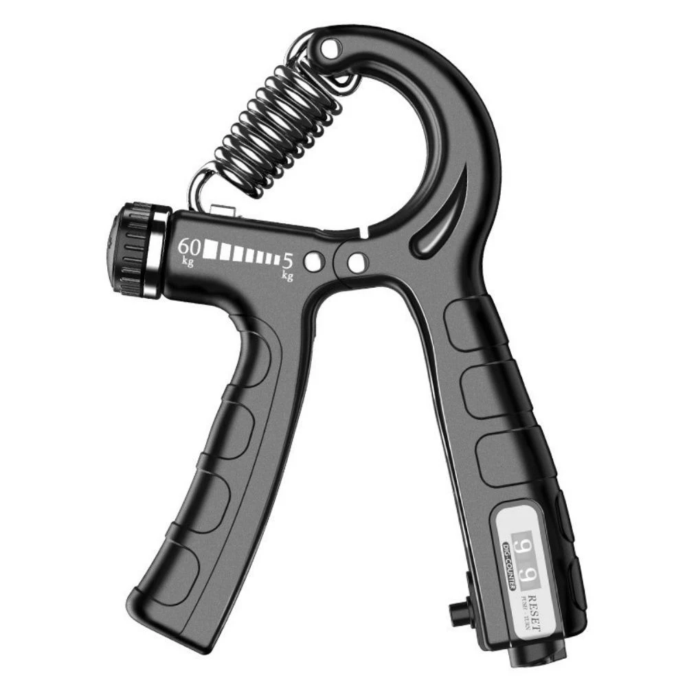 Grip Strength Grips ผู้ชาย Professional การฝึกอบรมแขน Hand Strength Rehabilitation ความเครียดลดนับข้อมือปรับ Grips