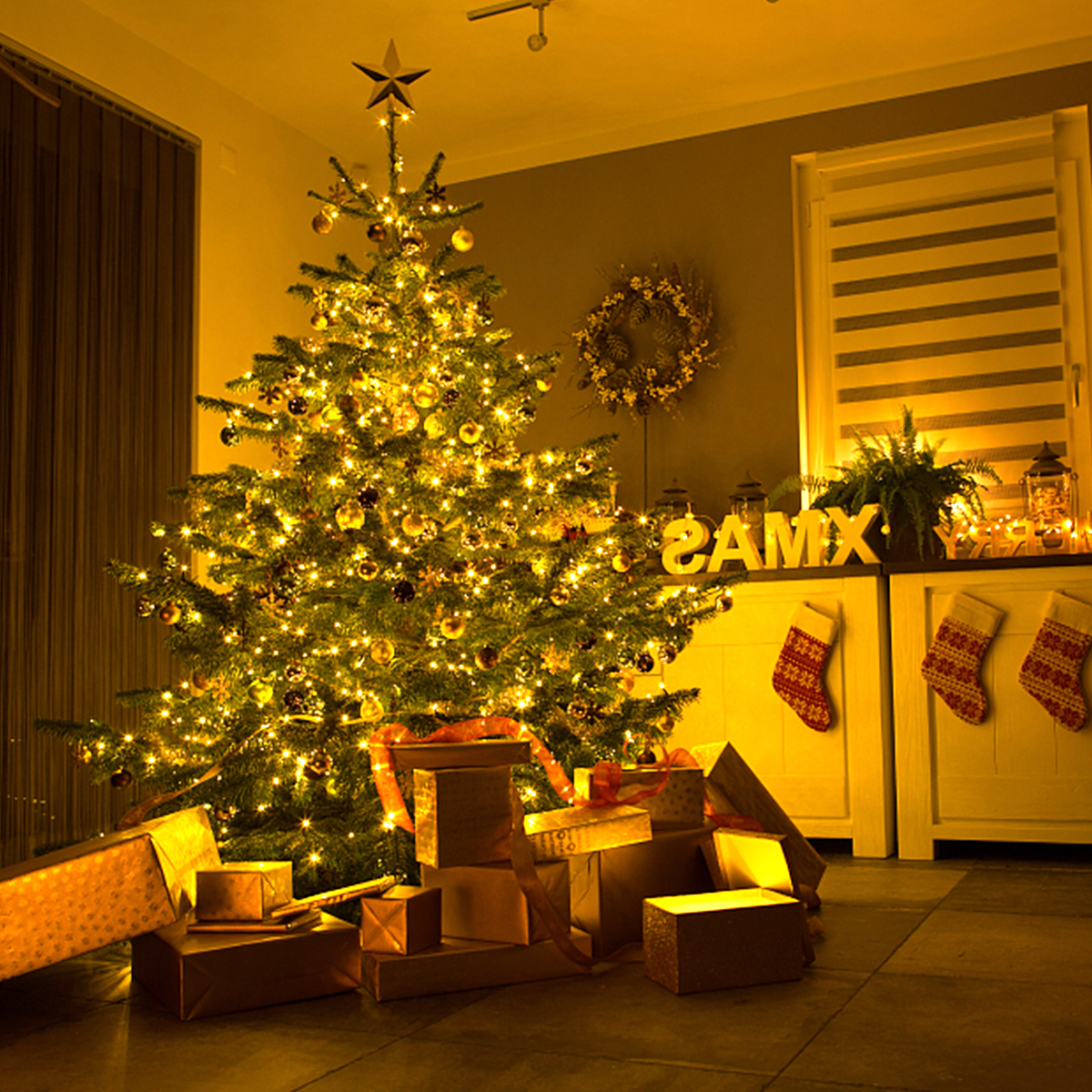 50M 100M grüne Lederkabel LED-Lichterkette 30M 20M 10M Weihnachtslichterkette im Freien wasserdichte Baumgirlande Dekor