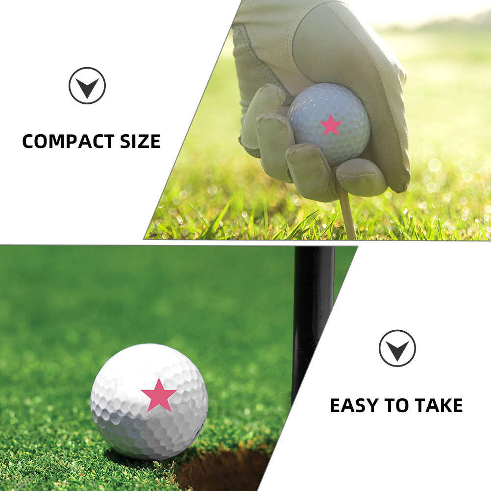 2 pçs esportes bola de golfe carimbo marcador bola de golfe stamper ferramenta de marcação de bola de golfe multi-uso marcador forma de coração marca carimbo