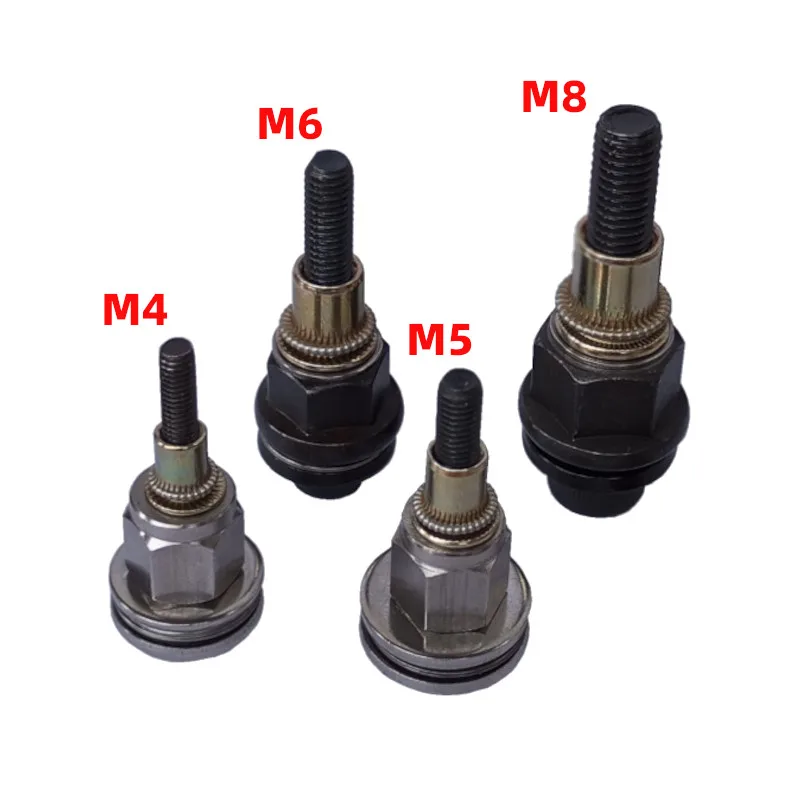 AlaRui-Adaptador de pistola de Tuercas de remache, llave de taladro eléctrico para remachar, tuerca cilíndrica de acero al carbono, M4, M5, M8, herramientas remachadoras manuales