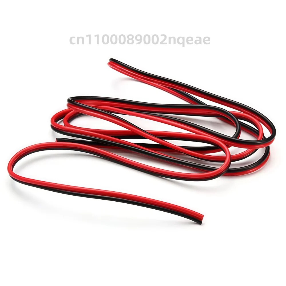 2pin สีแดงสีดําสายไฟ 18 20 22 24 26 LED Strip สาย 2 Core ทองแดงสายไฟขยายสําหรับแสงเสียง