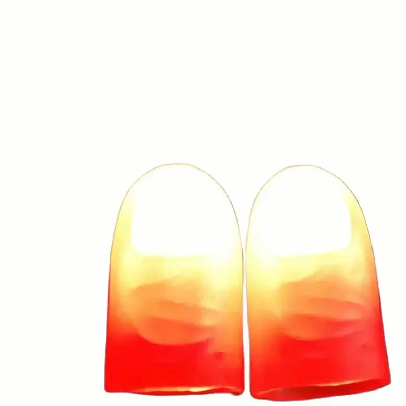 2/4/6개 매직 라이트 업 손가락 LED 트릭 엄지 소품 크리스마스 축제 파티 재미있는 장난감
