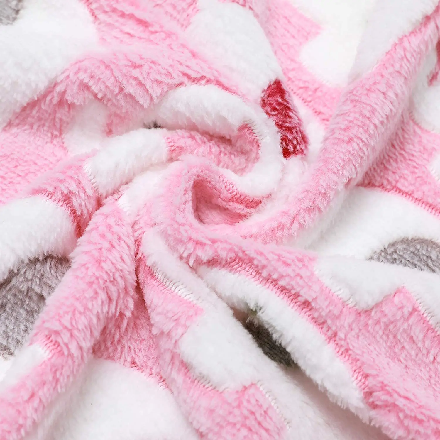 ช้างน่ารักผ้าห่มเด็กทารกแรกเกิด Swaddle Wrap ผ้าปูที่นอน Soft WARM ทารกผ้านวม Coral Velvet รถเข็นเด็กทารกอุปกรณ์เสริม
