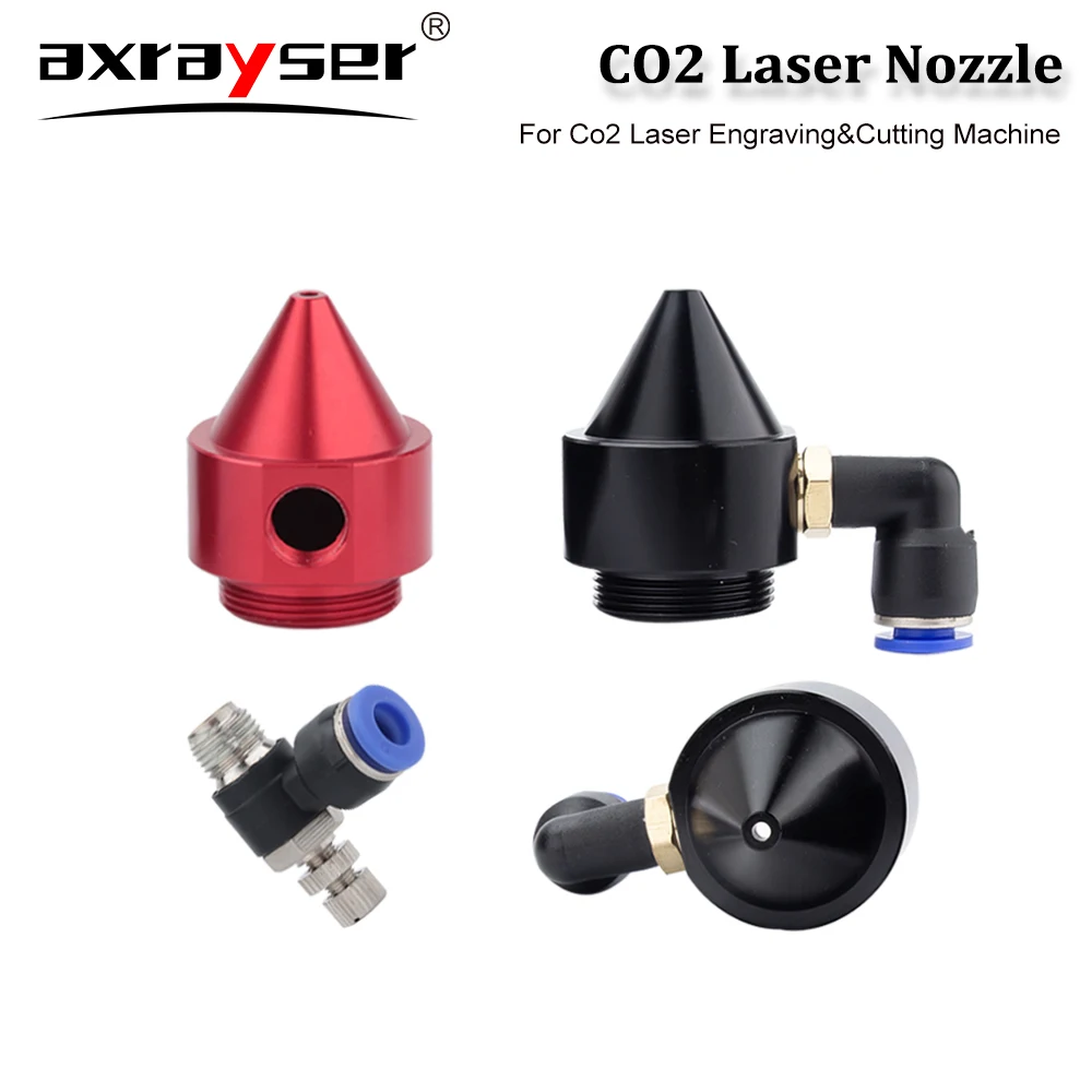 Co2 레이저 조각 절단기용 Axrayser 공기 노즐 Co2 조각 가스 노즐