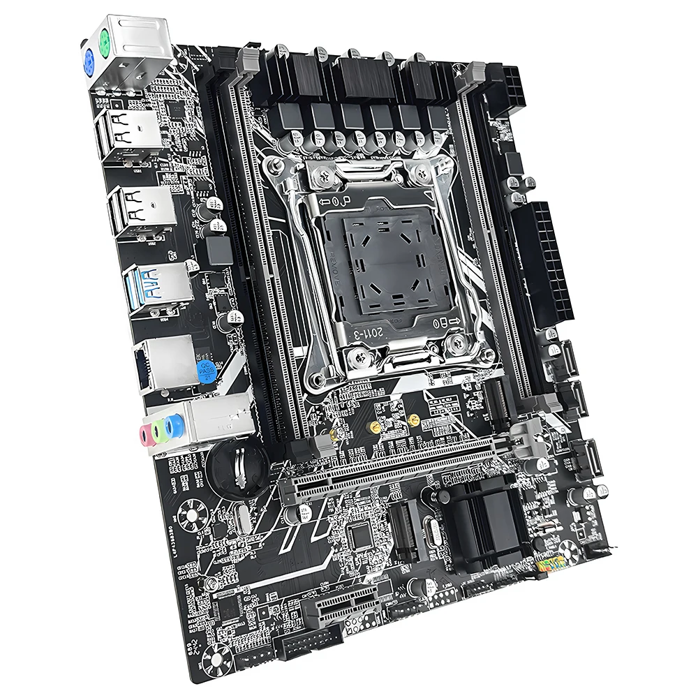 SOYO X99 LGA 2011-3 Комплект Xeon E5 2680 V4 16G=2*8G DDR4 REG ECC Оперативная память NAME M.2 NVME SATA3.0 USB 3.0 для игрового компьютера
