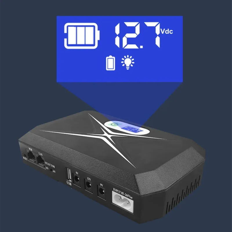 Cwups Mini Ups Battery Backup For Wifi Router Ups Mini 5V 9V 12V 15V 24V 18W Portable Mini Ups With Lithium Battery