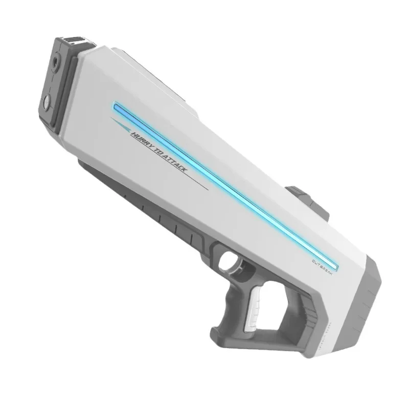 Pistola de água poderosa, automática, tiro contínuo, elétrica, pistola de água, piscina, verão, praia, brinquedos para crianças e adultos
