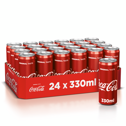 Napój gazowany Coca cola w puszce 24 x 330ml - Coca-cola