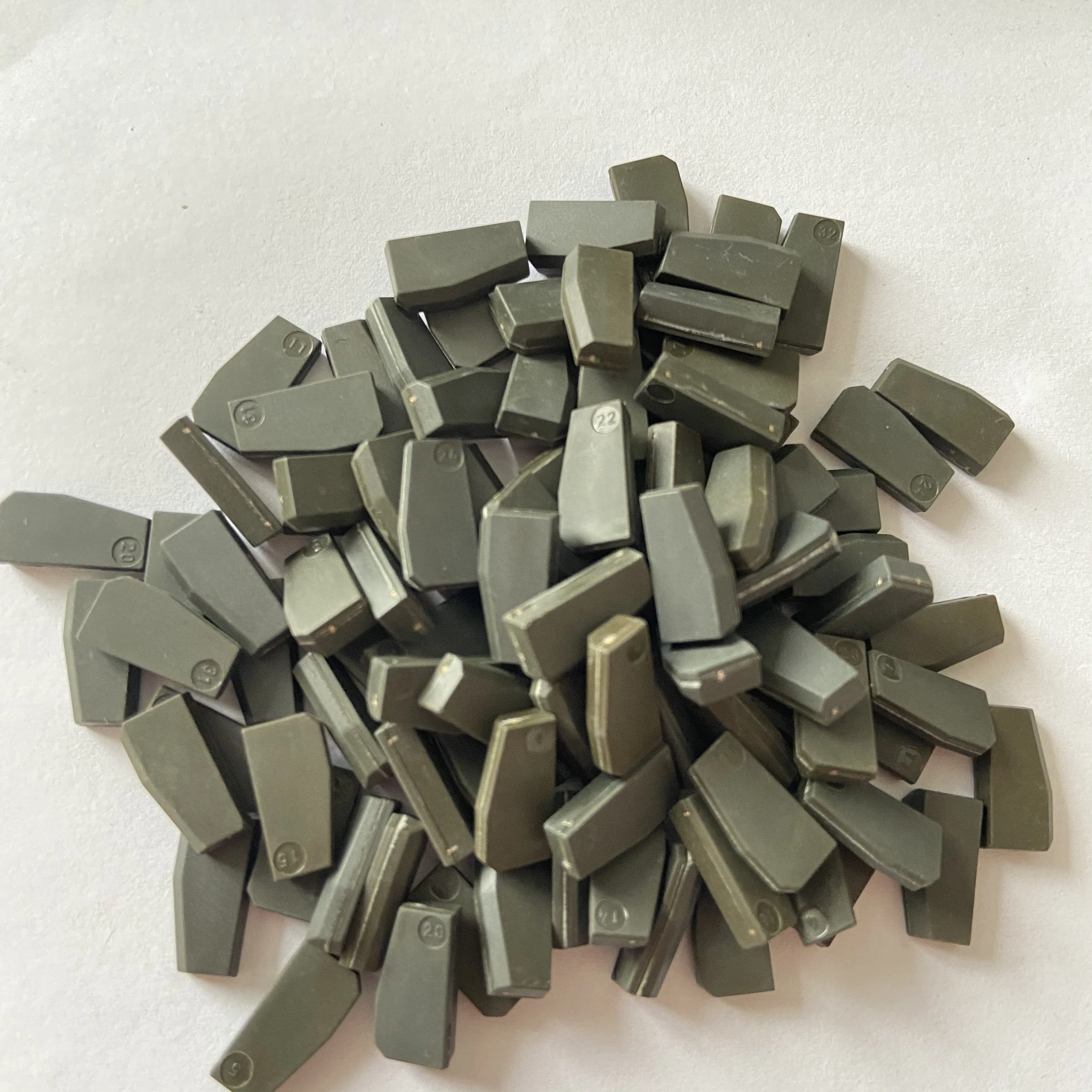 Chip cerâmico t5 original id20 id 20 id 13 t20 id13 chip transponder chip chave do carro 10/20/50/100pc
