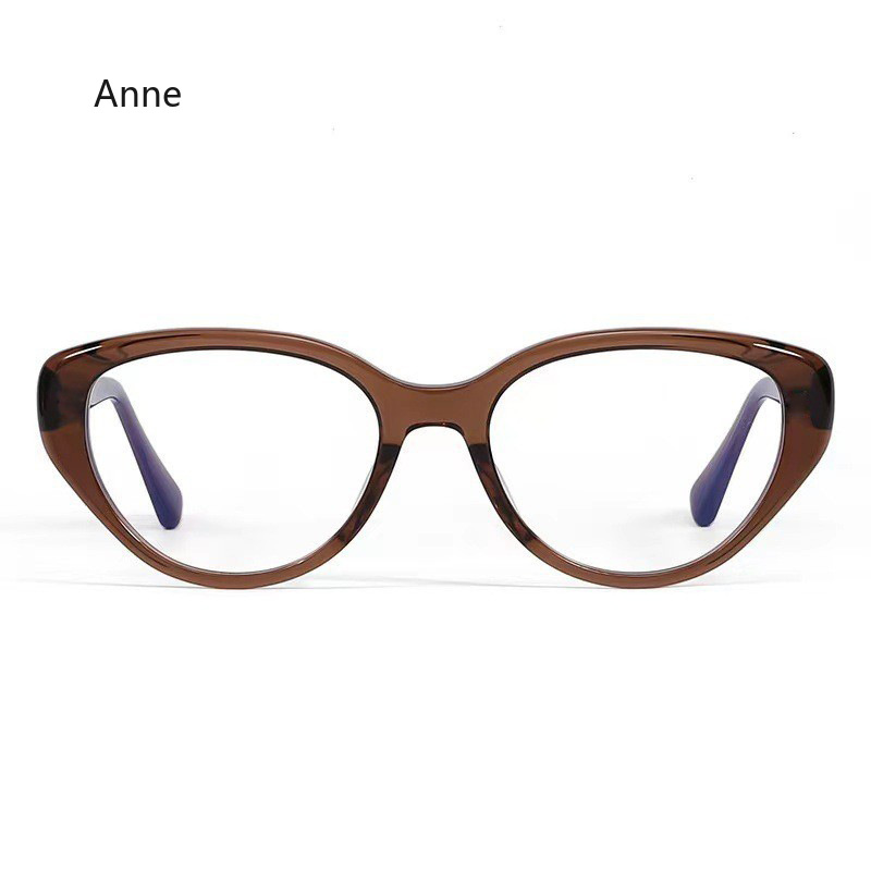 Retro Myopia Glasses Anti-blue Light Cat Eye Flat Mirror HD Nearsighted Eyeglasses Unisex Diopter 0 -0.5 -1.0 -1.5 -2.0 To -4.0