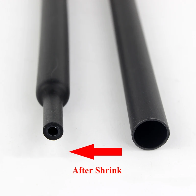 1 meter 4:1 Thermoretractile Heat Shrinkable Tubing Heat Shrink Tube With Glue Dual Wall Tubing Diameter 4 6 8 16 24 40 52 72