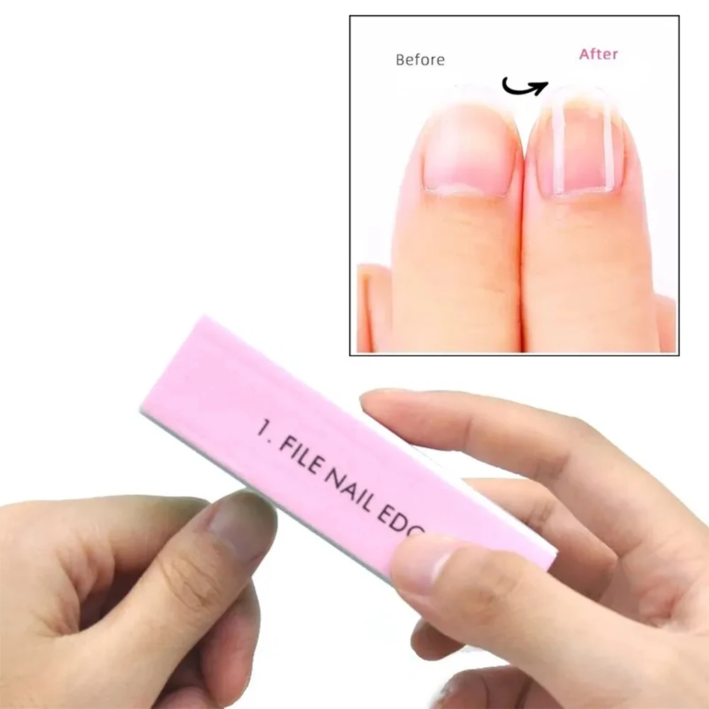 LULAA Professional 4 Ways Nail Buffing Block Manicure Pedicure Tool Emery Board Nail Art Care Buffing Buffer Sanding Files