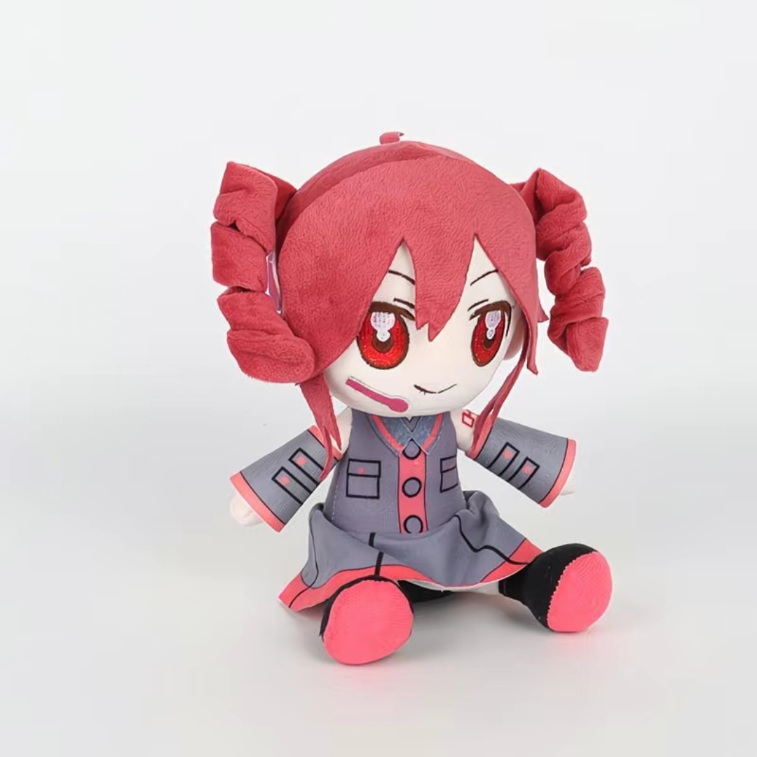 23CM Kasane Teto Plüschtier Weiche Puppe Gefüllte Plüschtiere Figur Anime Cosplay Cartoon Geburtstagsgeschenk Weihnachtsgeschenk für Fans Mädchen