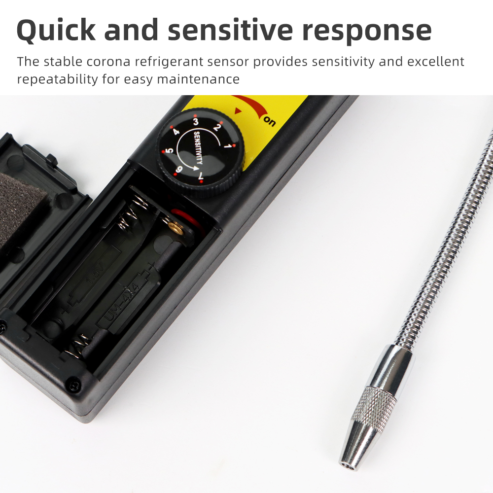 WJL-6000 Intelligent Halogen Leak Detector Gas Detector Freon Gas Analyzer R22a CFC HFC Halogen Gas Refrigerant Leak Detector