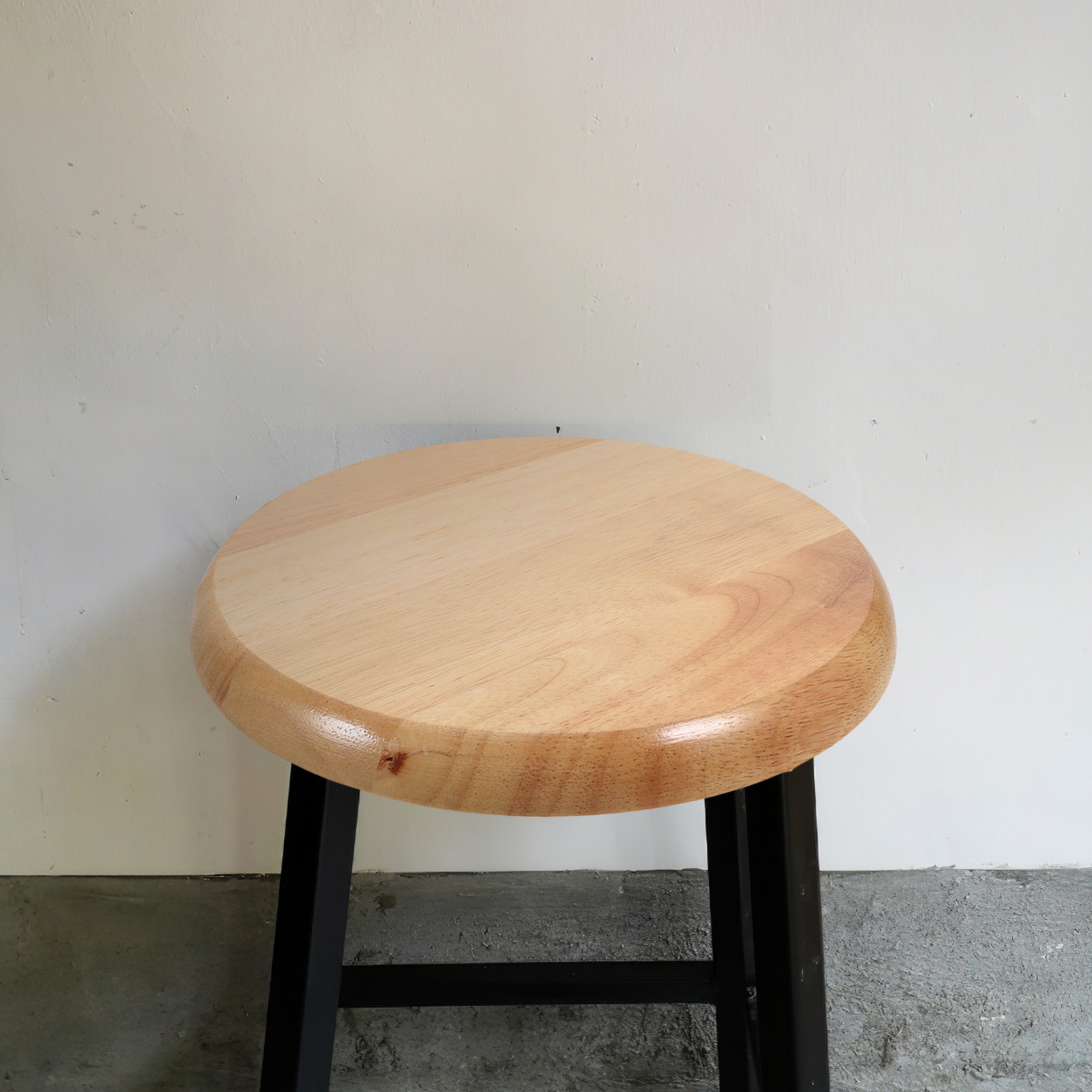 Taburete de Bar, asiento de repuesto, silla redonda de madera maciza, accesorios de superficie, tapa de madera, restaurante doméstico resistente