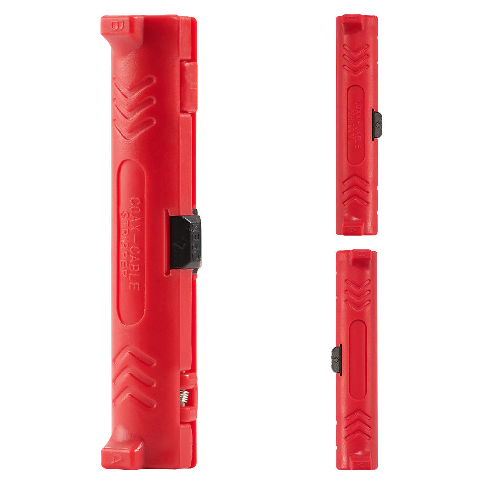 Elektrische Draad Stripper Pen netwerkkabel Gereedschap Draad Kabelschaar Roterende Coaxiale Draad Strippen Snijmachine Tang