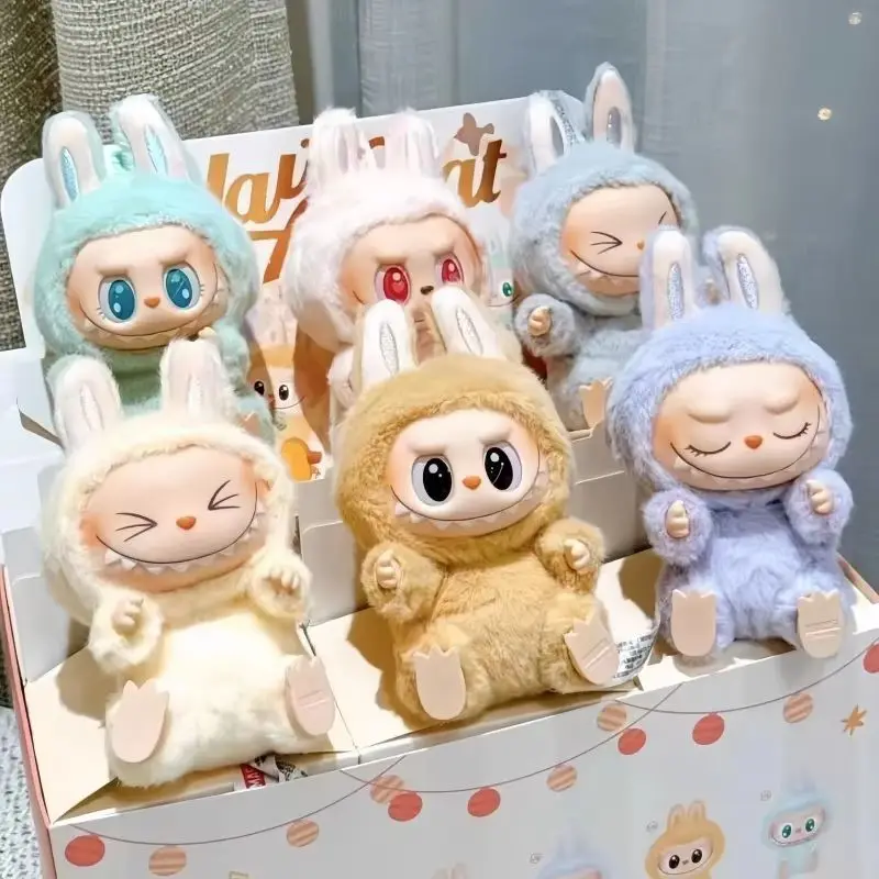 人形の装飾品,限定版,ブラインドボックス,レプリカ,ピンクのラブブラ,モンスター,モココシリーズ,春の花,ハート,限定版,特別オファー,2025