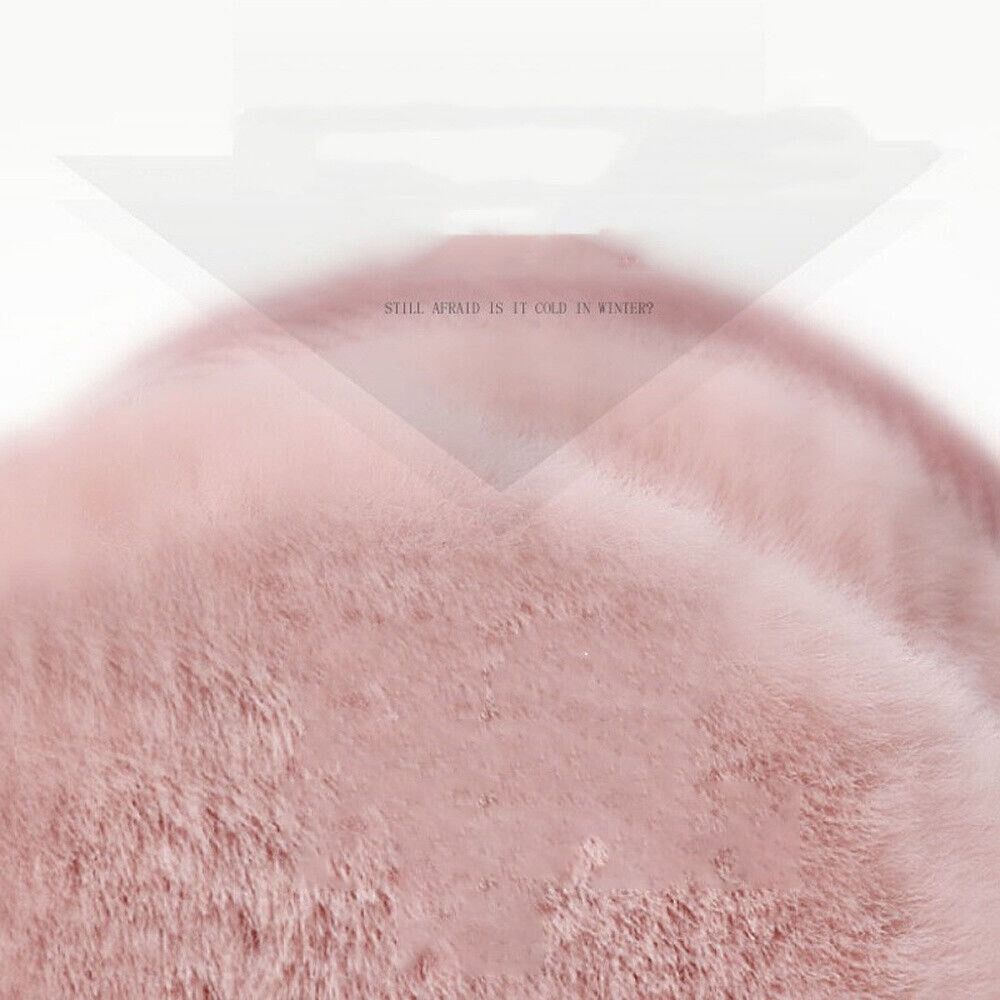 Cache-oreilles en peluche unisexe, oreillettes confortables, cache-oreilles chauds, casual, sourire, hiver