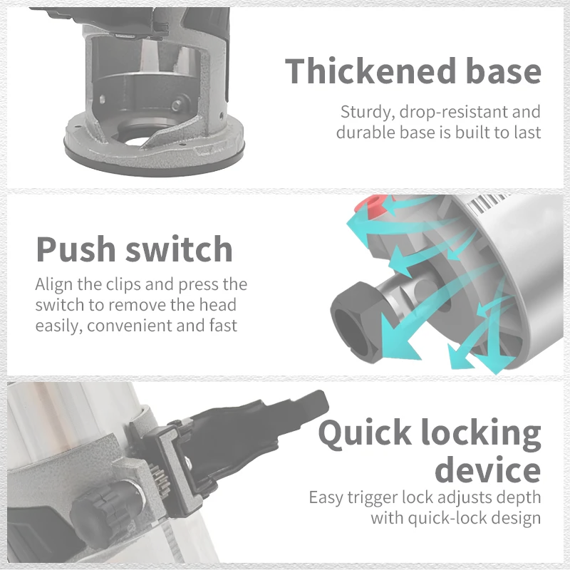 Cordless Trimmer Trimming Machine Brushless Slotting Tool Milling Woodwork Engraving Machine For Makita 18v Battery PIN