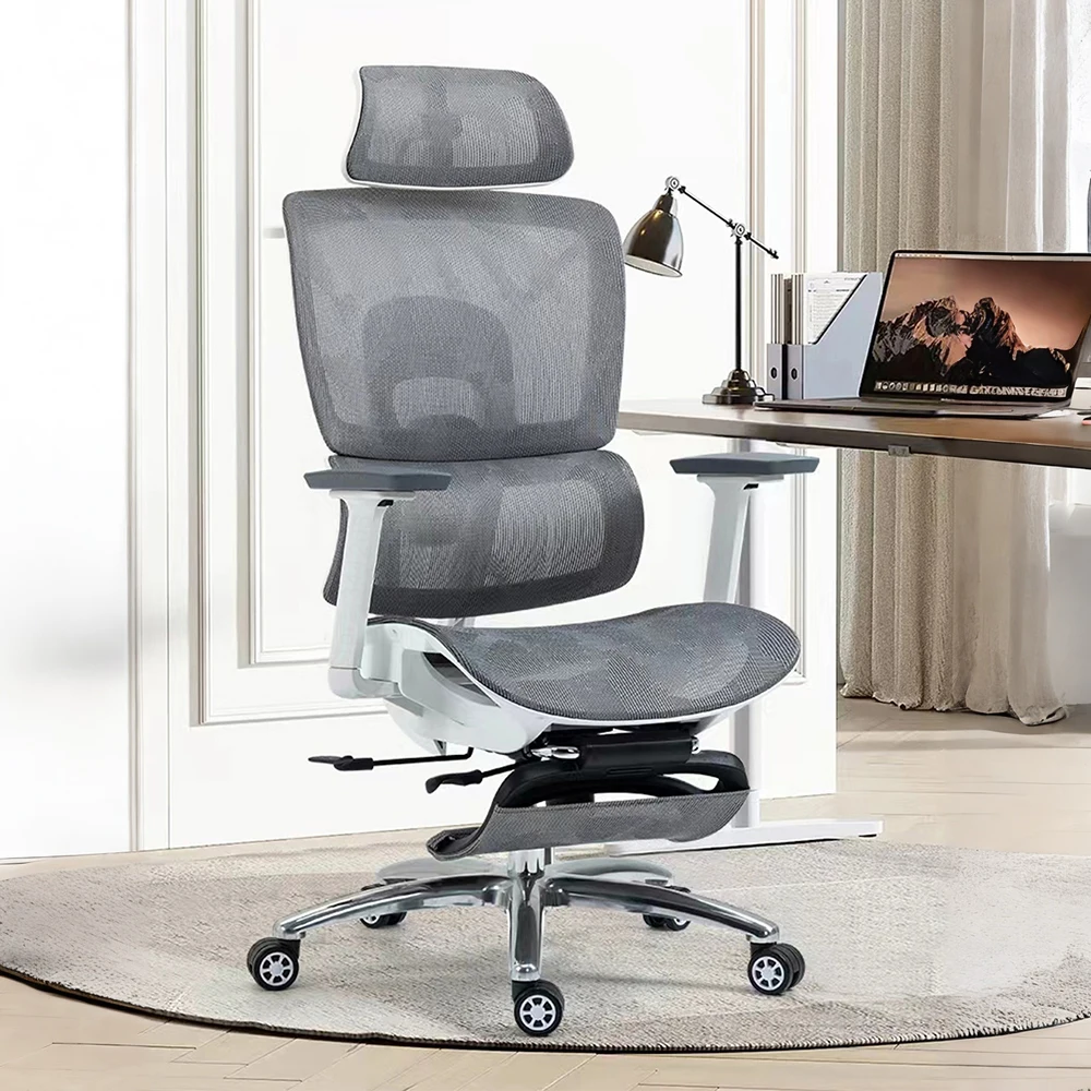 Tookfun Ergonomischer Stuhl, Bürostuhl, elastische Taillenstütze, Computersitz, Zuhause 145 °   Can Lie Gaming Chair 3D-Armlehne mit Kleiderbügel