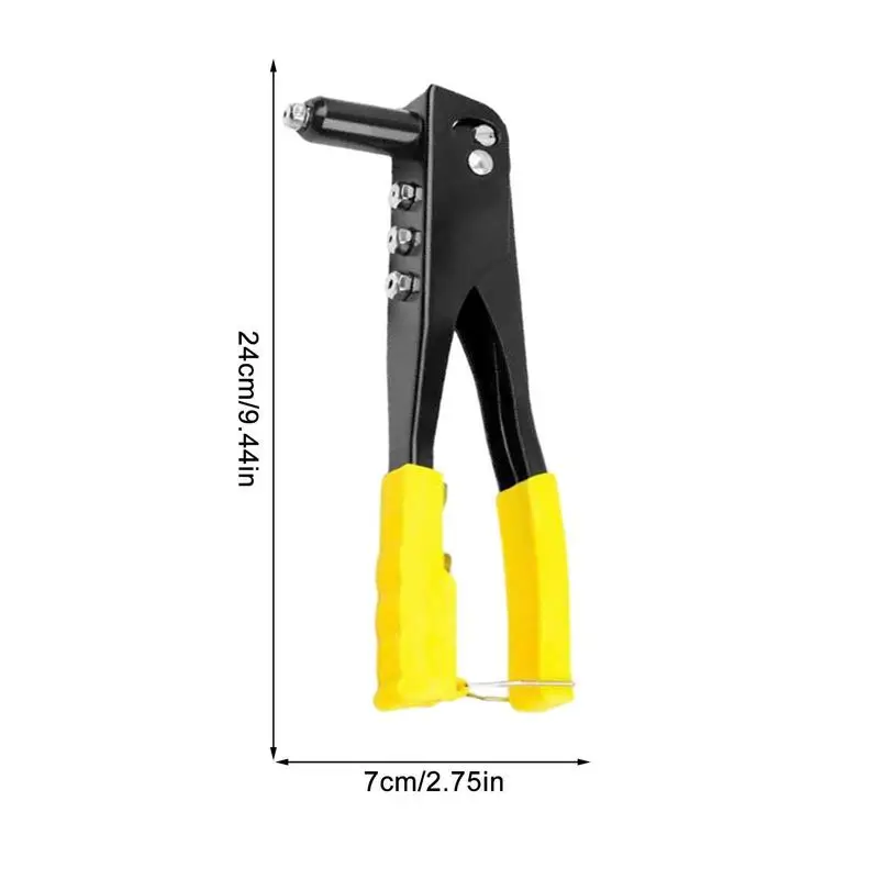 Hand Tool Riveter Set Professional Pop Rivet Guns Home Repair Manual Rivet Nut Tool With 40 Blind Rivets 2.4mm 3.2mm 4.0mm 4.8mm