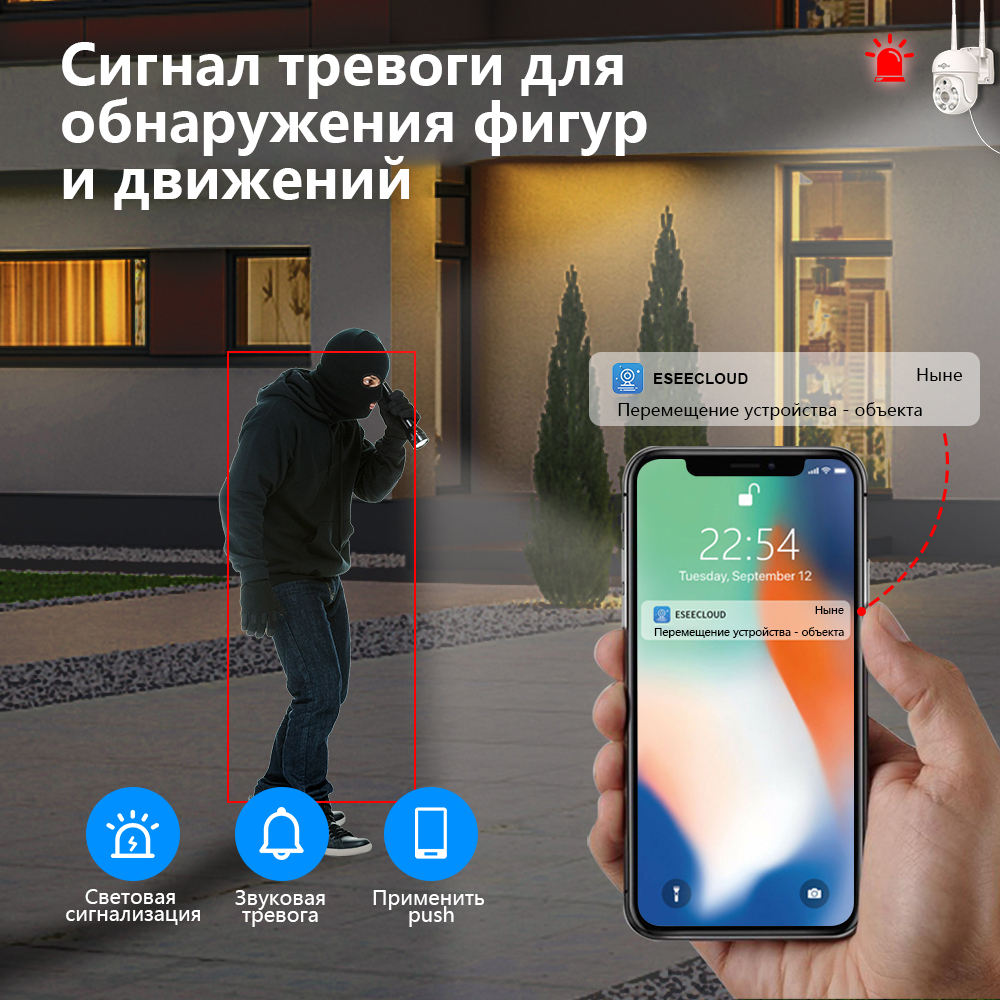 3/5MP PTZ Подходит для беспроводного NVR