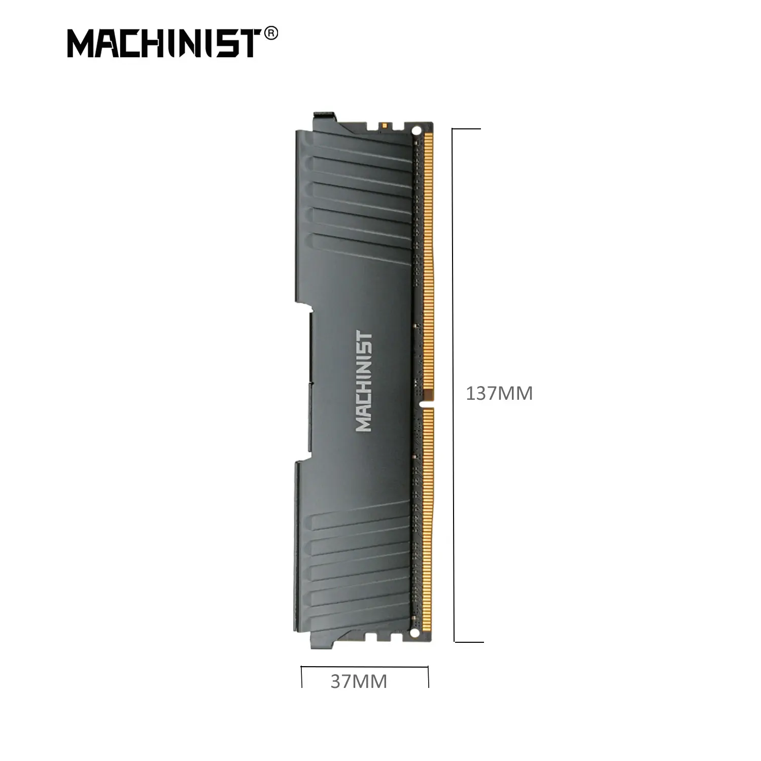 MASCHINIST DDR4 16 GB RAM ECC 2133 MHz Speicherunterstützung Kühlkörper DDR4 RAM PC DIMM für Motherboards der X99 PR9 RS9 K9 MR9A-Serie