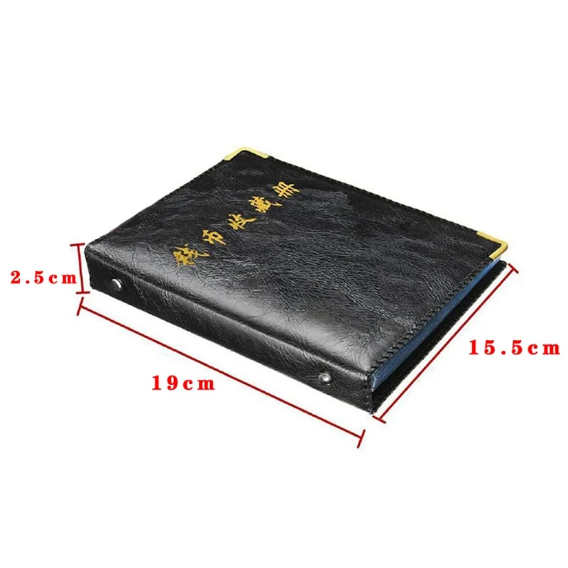 480/120 เหรียญเก็บหนังสือคอลเลกชันเหรียญที่ระลึกผู้ถืออัลบั้มคอลเลกชันโฟลเดอร์ปริมาณถือ Multi-สีที่ว่างเปล่าเหรียญ