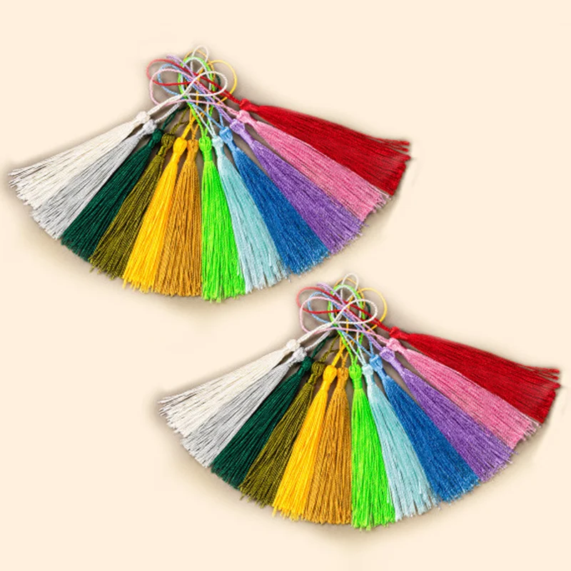 Set of 25 kraft Paper Bookmarks Blank Card Bookmark kit with Colorful Tassel Pendant Cute girl Stickers for DIY Projects