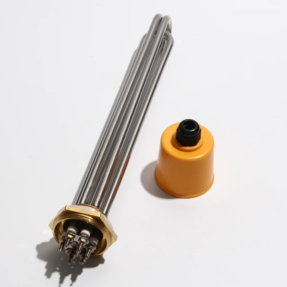 SNDHEATER 110V/220V/380V Industrial Immersion Water Heater Resistance DN32/DN40/DN50 Heater Element Pipe