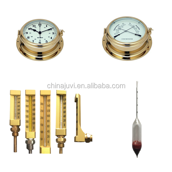 เครื่องวัดอุณหภูมิแบบกระจกมีเครื่องหมาย65170ภายในอาคารเทอร์โมมิเตอร์ห้องโดยสารเรือ