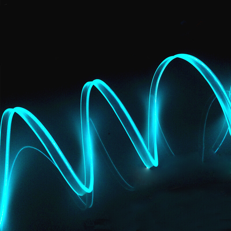 5m Auto-interieur Sfeerverlichting LED Strip 5V DIY Flexibele EL Koud Licht Lijn Buis Met USB Auto decoratie Omgevingslamp