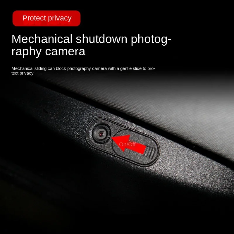 Para Tesla Model Y/3 cámara Interior cubierta de protección de privacidad accesorios de modificación