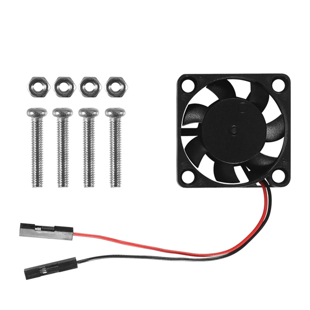 8PCS Brushless CPU ventola di raffreddamento dissipatore di calore radiatore 3.3V 5V per Raspberry Pi4 Pi3 B +, Pi 3, Pi 2, Pi 1 B +