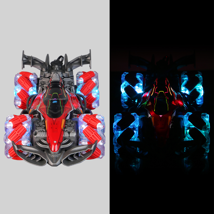 ไฟสีสันสเปรย์ Stunt Racing 4WD SHIFT 2.4G ไร้สายท่าทางเหนี่ยวนํา Racing Race รีโมทคอนโทรลของเล่นรถ