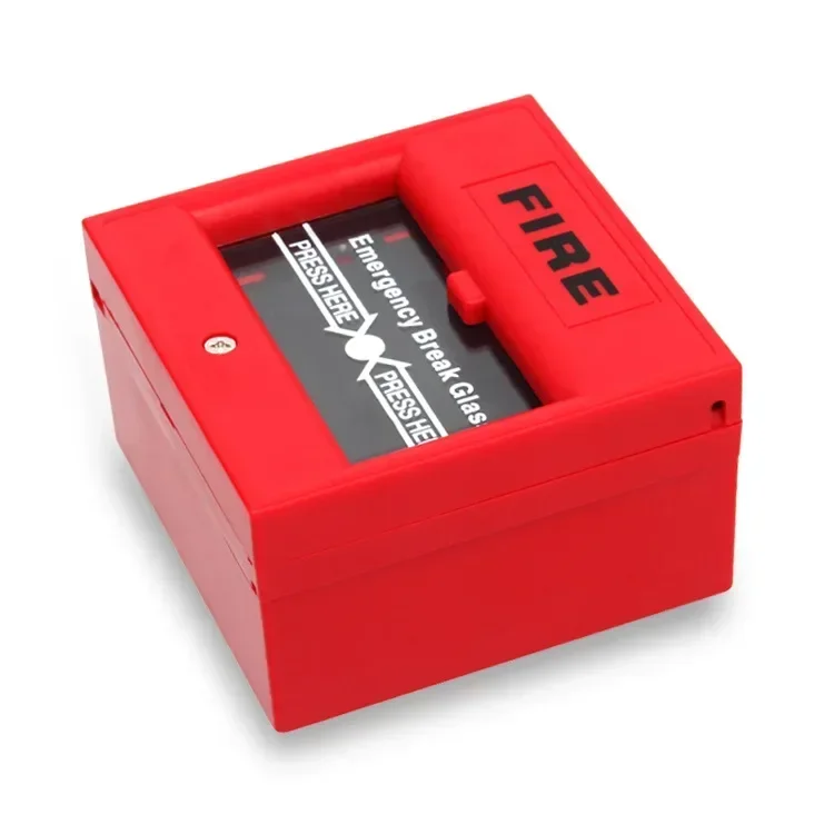 Allarme antincendio rosso Rilascio del vetro Rilascio della porta di emergenza Interruttore di rilascio del vetro Interruttore Interruttore di rilascio del vetro di rottura
