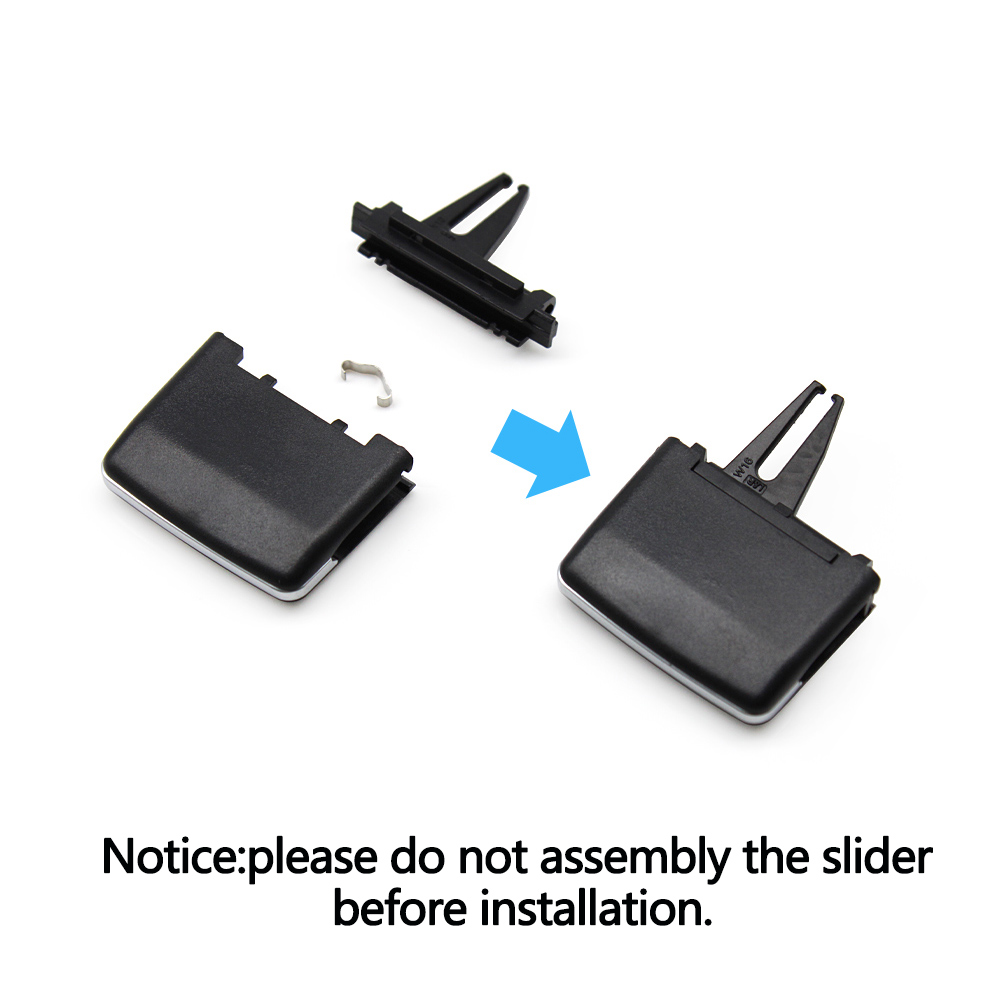 車のフロントリア AC エアベント出口タブクリップ修理キットメルセデスベンツ W166 W292 ML350 GL450 M ML GLE GLS