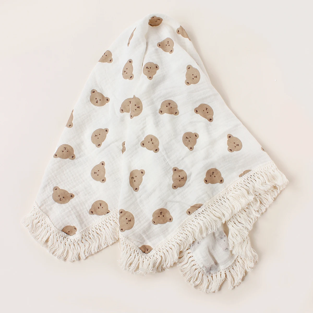 Coperte per fasciatoio con nappe Double Guaze per accappatoio traspirante in mussola di cotone per bambini Coperte per passeggino per bambini