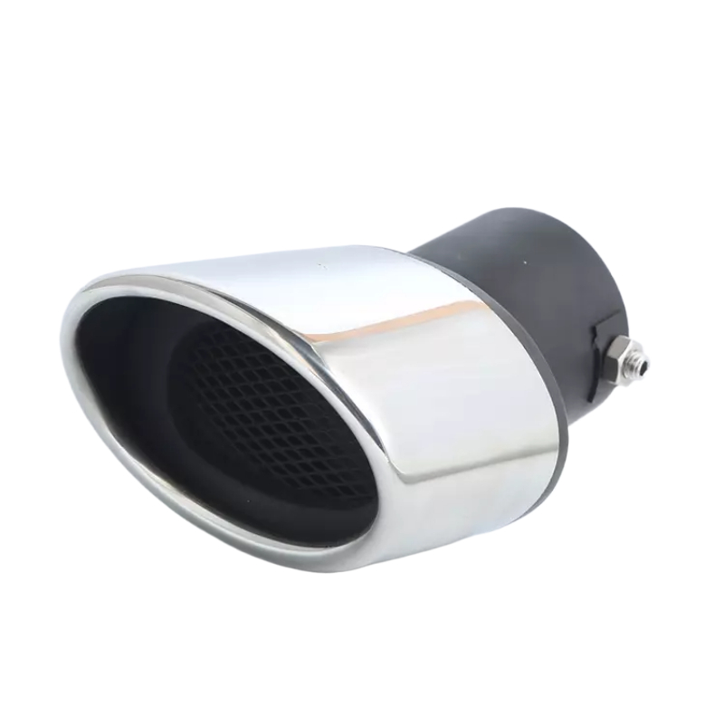 車のエキゾーストサイレンサー,ステンレスクローム,直径調節可能なノズル,ボルト留め,リアエキゾーストサイレンサー,トヨタカローラrav4,2019-24