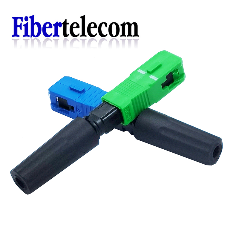 Fiber Optic Fast Connector FTTH SC APC Single Mode Fiber Optic Adapter SC UPC FTTH SC Fiber Connector Field Assembly
