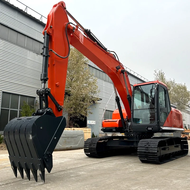 Customized Digging Trenches Small Digger 16 Ton Crawler Towable Gasoline Micro Earth Moving Machinery Mini Excavator