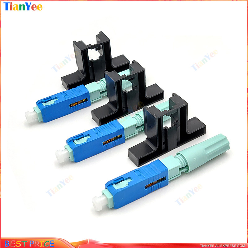 Bloque de longitud fija de 58MM LX58 monomodo SC UPC APC conector rápido herramienta FTTH conector de 58mm conector rápido 50/ 100/200 Uds lote