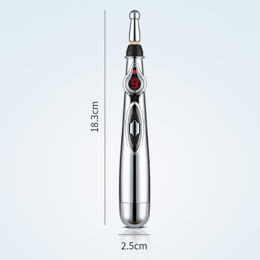 Caneta elétrica massagem acupuntura para homens e mulheres, encontrar automaticamente acupontos, saúde do corpo
